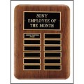 Solid Walnut Perpetual Plaque